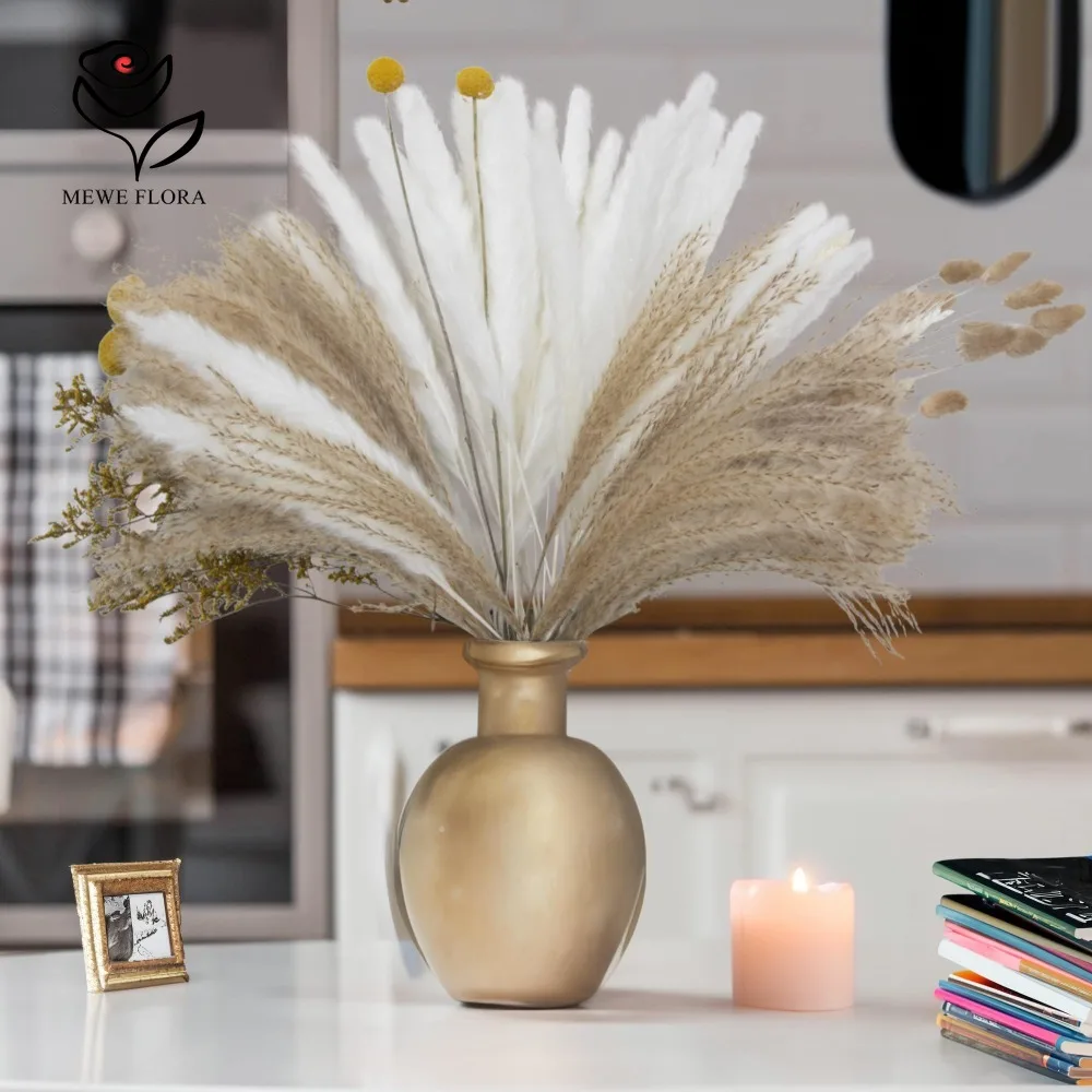 Lot de 90 roseaux d'herbe de l - Dried Pampas Bundle avis et prix