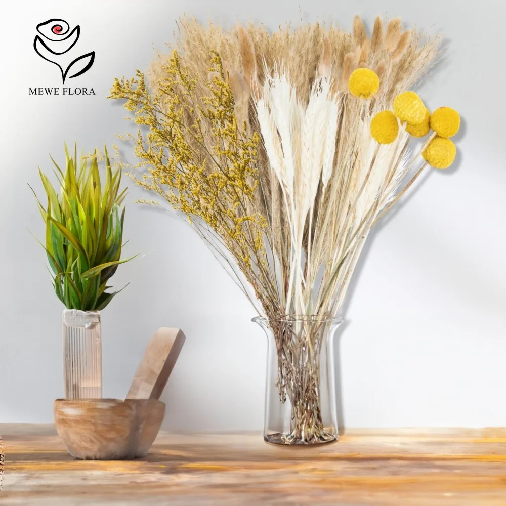 Lot de 90 roseaux d'herbe de l - Dried Pampas Bundle avis et prix