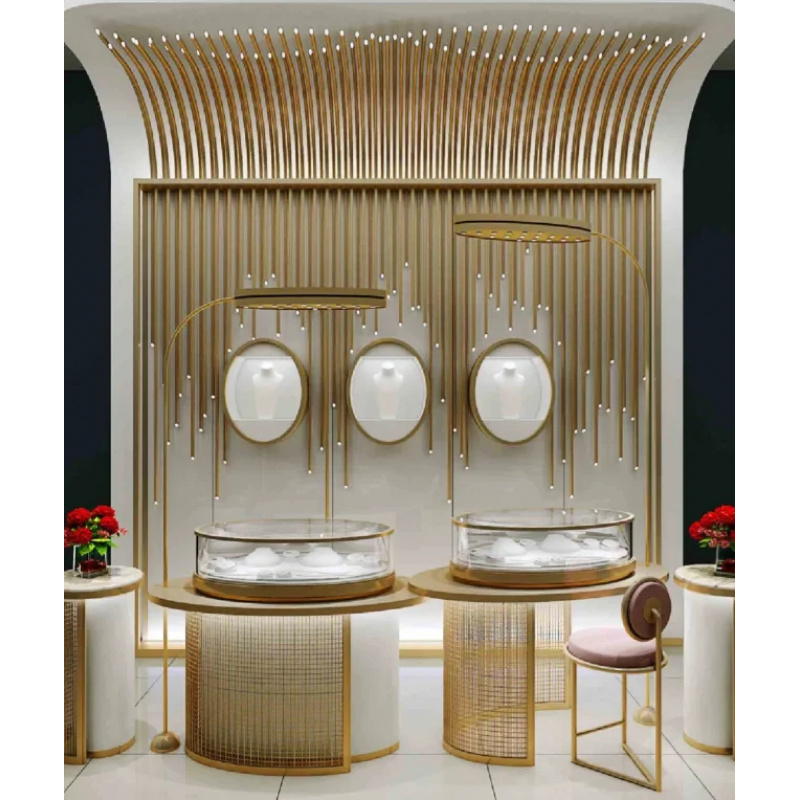 Vitrine à bijoux en verre sur  - Interior Design Retail avis et prix