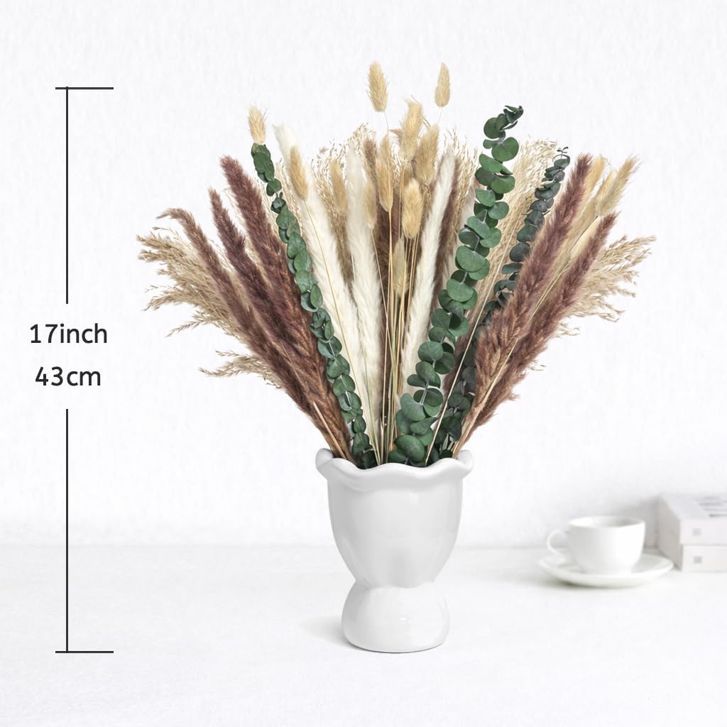 Lot de 65 fleurs séchées natur - Dried Pampas Bundle avis et prix