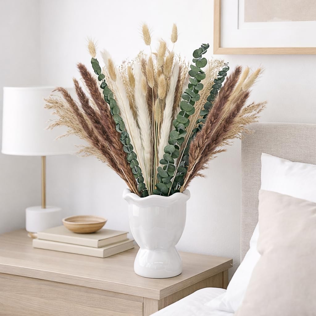 Lot de 65 fleurs séchées natur - Dried Pampas Bundle avis et prix