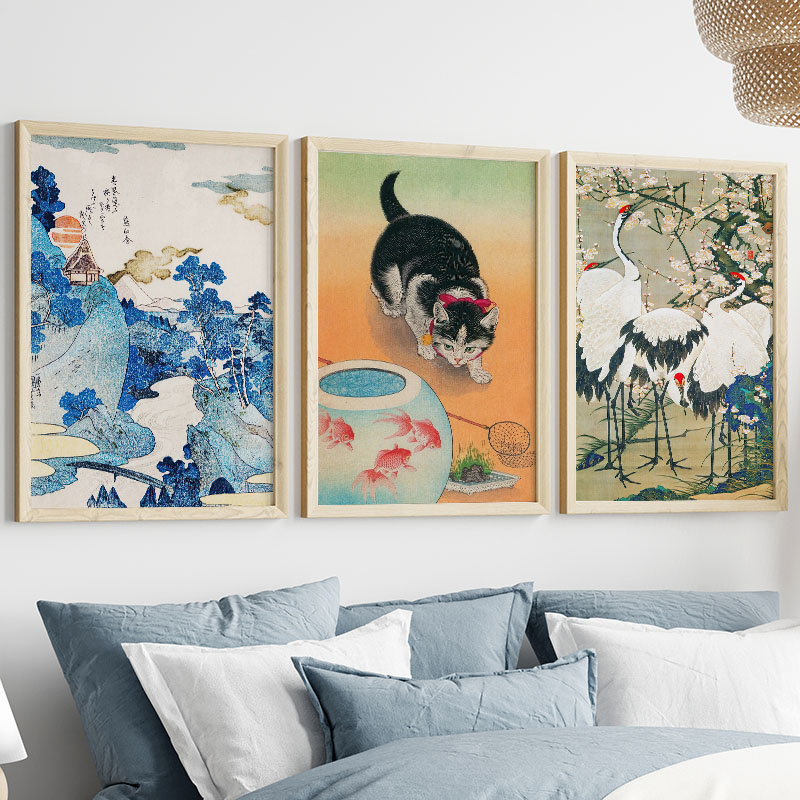 Peinture sur toile japonaise K - Interior Design Modern avis et prix